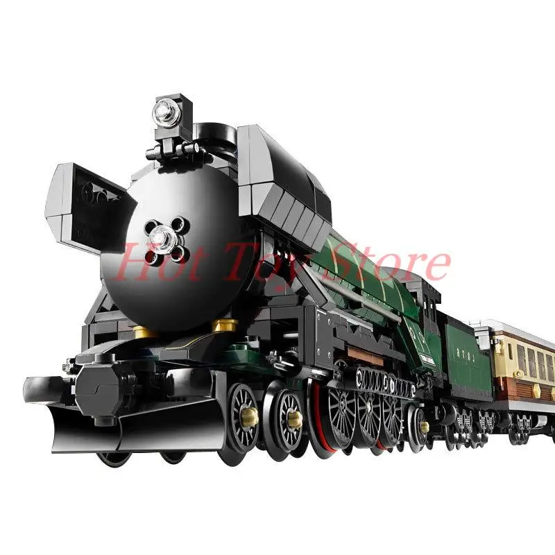 In Stock font b LEPIN b font 21005 1085Pcs Technic Series Emerald Night Train Model Building