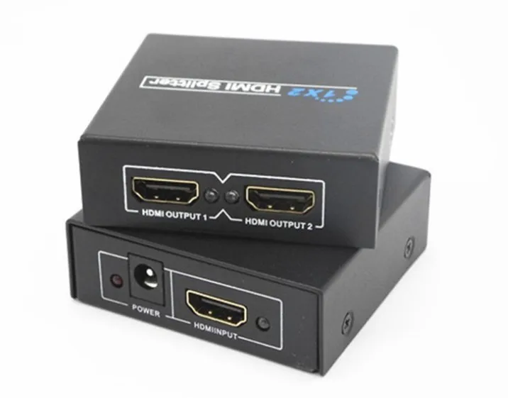

Premium Version Full HD 1x2 Port HDMI Splitter Amplifier Repeater 3D 1080p Female for PS3 with AC/DC Power Adapter(US plug)