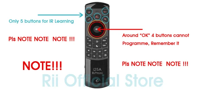 Telecomando Rii Mini MX6+ - Wireless E IR, Con Tastiera E Mouse Giroscopico - Foto 7