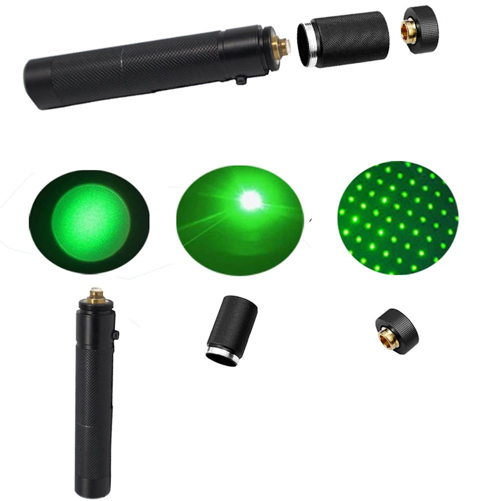 5mW 532nm Green Laser Pointer Powerful 303 Laser Pen Presenter Remote Hunting Laser No Battery Green Dot Hunting Tool