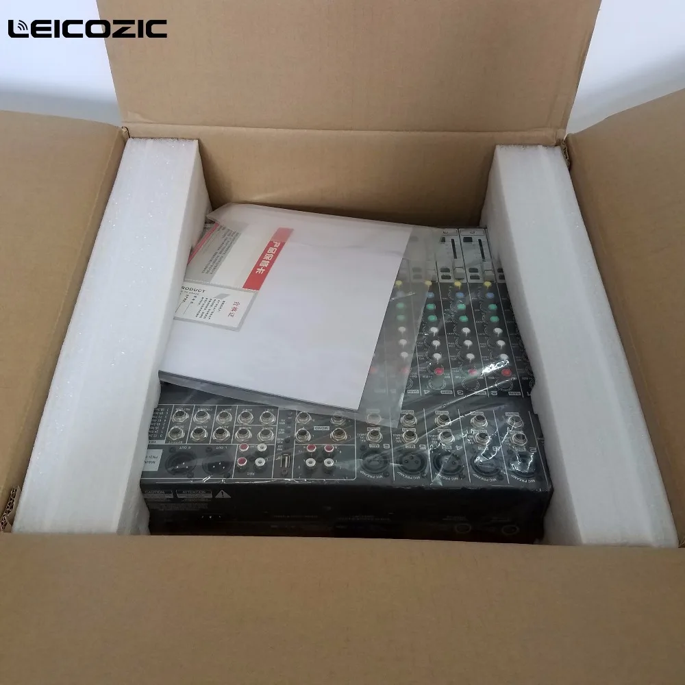 Leicozic 12-channel Professional audio mixer BX-12