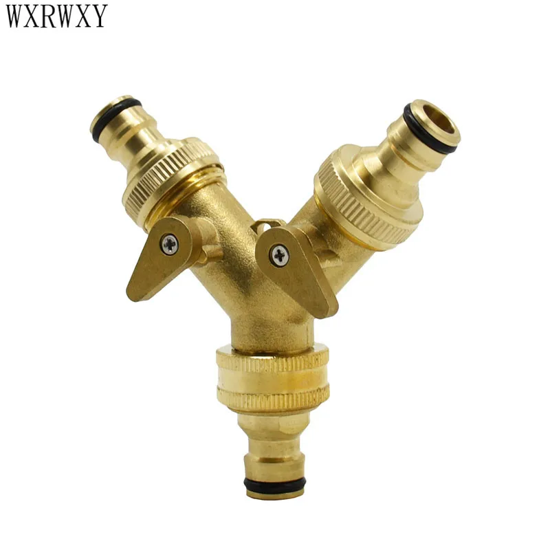 Buy Brass Garden tap 2 way Hose tap Y Connector