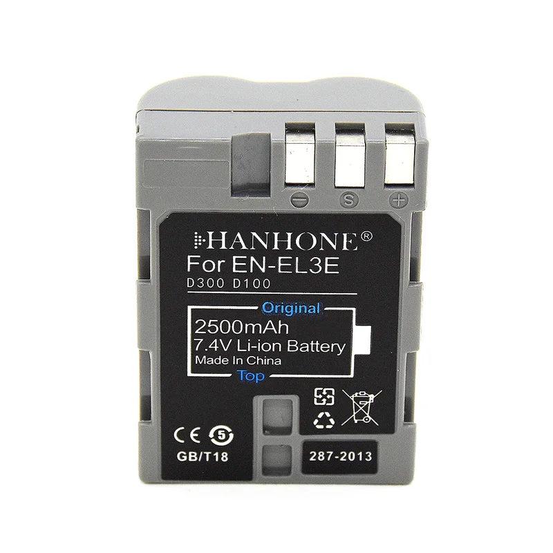 3 шт 2500 mAh EN-EL3E Камера Батарея для Nikon D90 D80 D300 D300s D700 D200 D70 D50 D70s D100 D-100 D-300 D-70 D-90 SLR Батарея