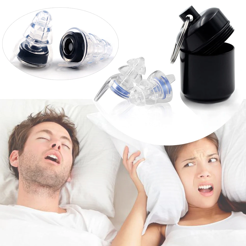 

New Ear Protection Foam Reusable Concerts Noise Reduction Silicone Protective Music Earplug Waterproof