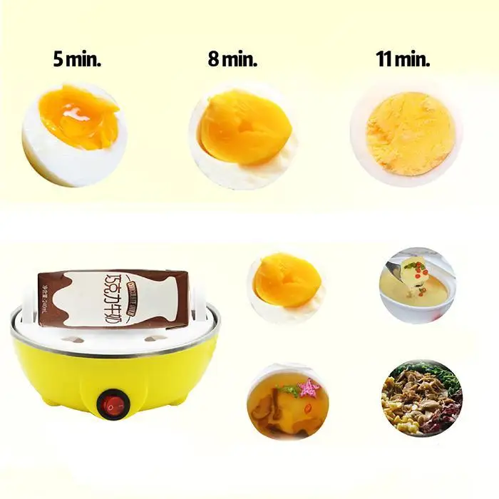 Многофункциональная электрическая плита с 7 яйцами, 2 типа, мини-пароварка, кухонный инструмент для приготовления пищи с европейской вилкой 350 Вт