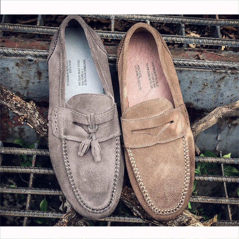 

MYCORON New Arrivals Italian Casual Boots Handmade For Mens Luxury Designers Genuine Leather Slip On Sapatos Masculinos