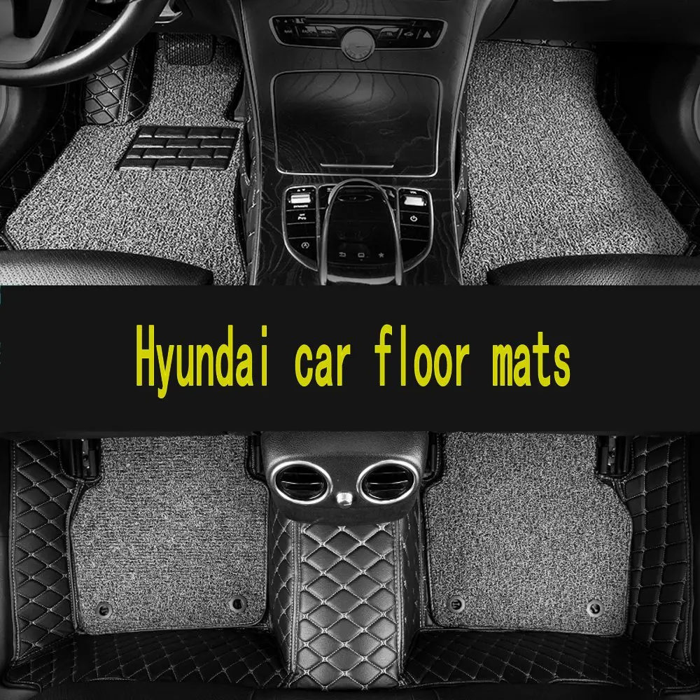 Пользовательские автомобильные коврики для hyundai все модели getz tucson solaris creta elantra santa