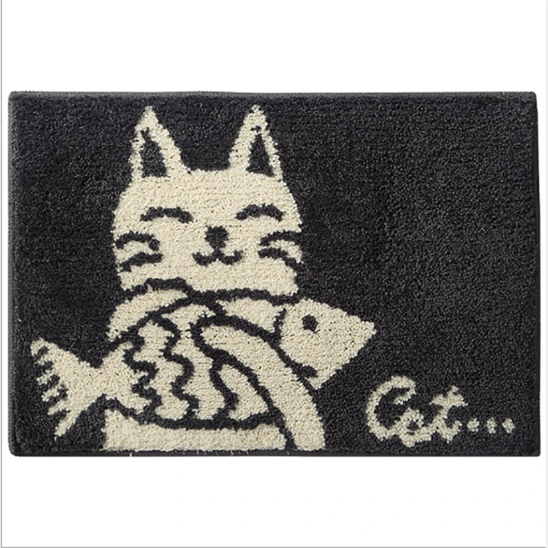 Супер мягкие лохматые кошки серая ванная комната пол подстилки и коврики Нескользящие сильный абсорбирующий Пушистый Плюшевый ворсистые коврики для ванной комнаты/дверной коврик