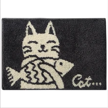 Супер мягкие лохматые кошки серая ванная комната пол подстилки и коврики Нескользящие сильный абсорбирующий Пушистый Плюшевый ворсистые коврики для ванной комнаты/дверной коврик