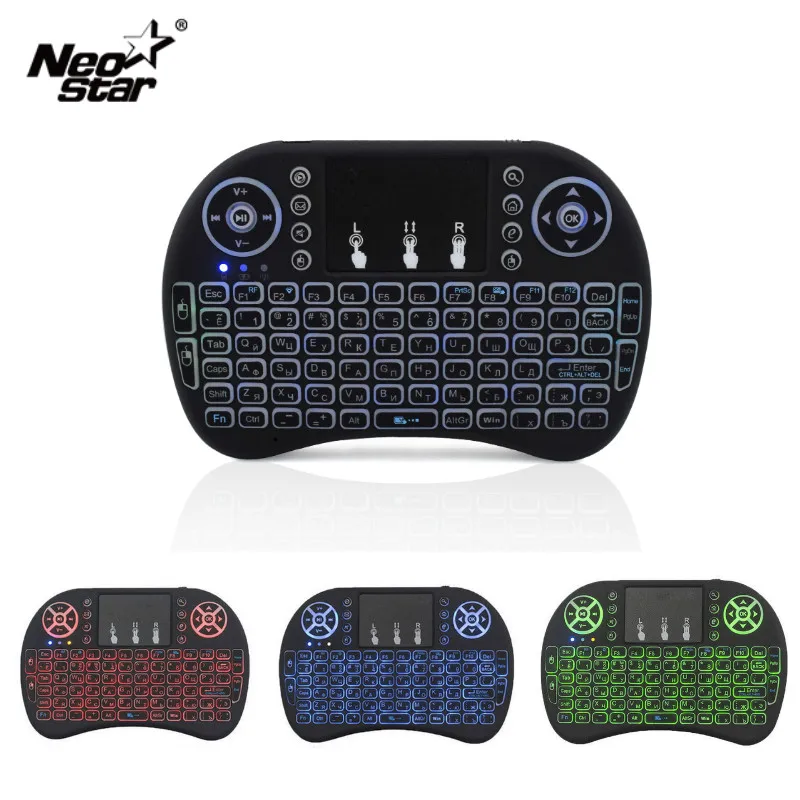 Mini-Keyboard-I8-2-4G-Wireless-Keyboard-Receiver-Optical-Mouse-Russia-English-Spanish-Version-Keyboard-For