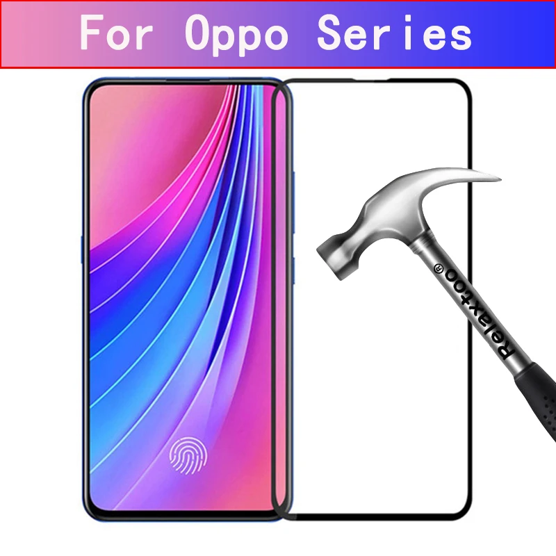 9H полное покрытие закаленное стекло для oppo F11 F9 pro Защитная пленка экрана A9 F1s A59 f9