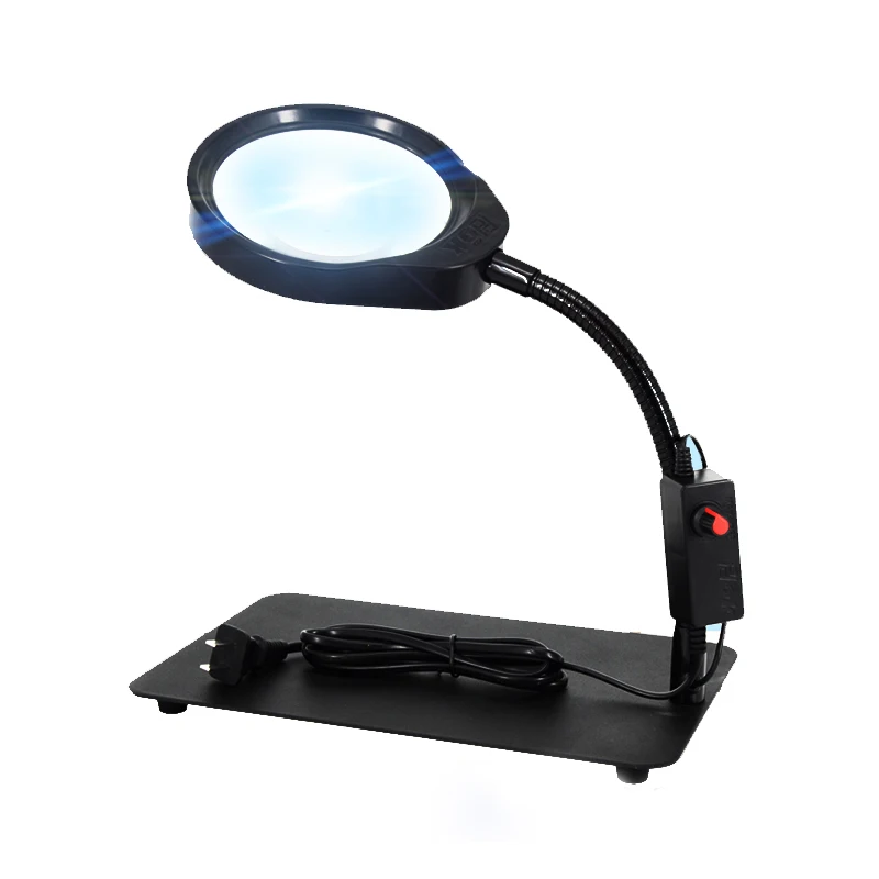 10x 8x Bench Magnifying Magnifying Glass Table Magnifier With