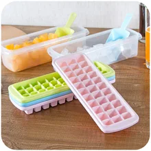 1 шт. Пищевая Новинка квадратный мягкий силиконовый кубик льда лоток для льда желе форма для пудинга льда плесень