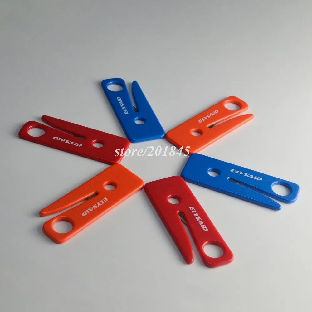 Cinto de Segurança Escape do Carro ao ar Marca Nova Segurança Cortador Aço Inoxidável Lâmina Guardada Ferramenta Livre Kits Sobrevivência 50 Pçs 14 High Quality Beleza e saúde