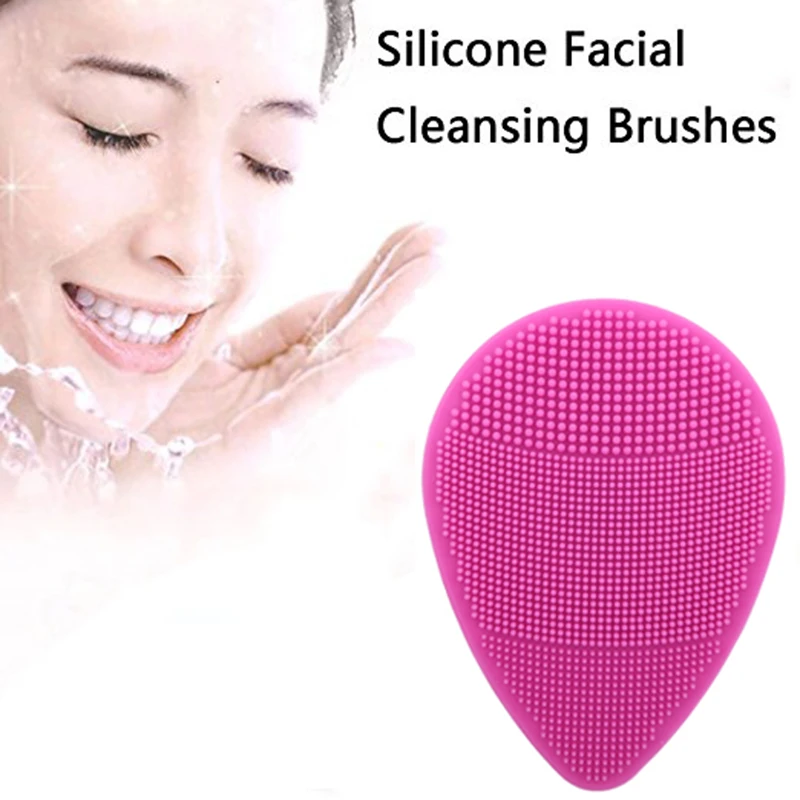 

Facial Cleansing Brush Soft Silicone Face Cleansing Tool Perfect for Massage Washing Pore Cleanser Blackhead Removing Exfoliatin
