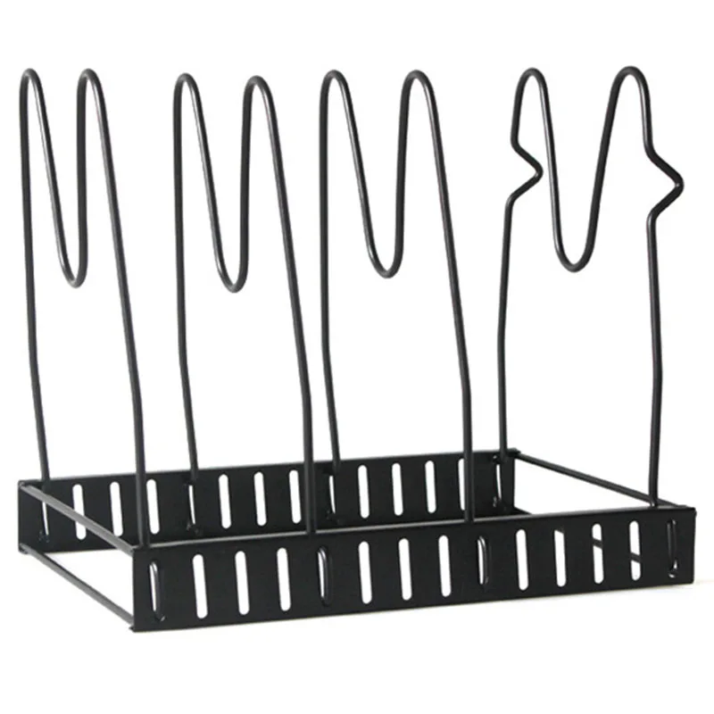 

Kitchen Organizer Pan Cutting Board Holder Dishes Rack Stand Metal Storage Shelf Drainer Sink Organizer Kitchen Accessories
