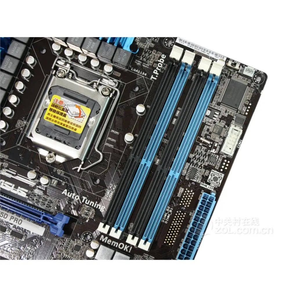 Материнская плата LGA 1156 для ASUS P7P55D Pro DDR3 16 ГБ P55 P7P55D-PRO системная плата для настольных ПК SATA II PCI-E X16 используется AMI