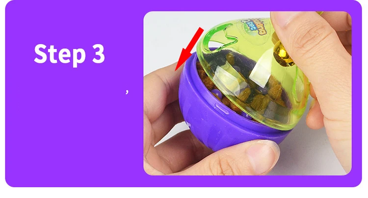HE игрушка-неваляшка для домашних животных прочная Автоматическая забавная головоломка для кормления безопасная сильная устойчивая к укусам миска для собак герметичный шар