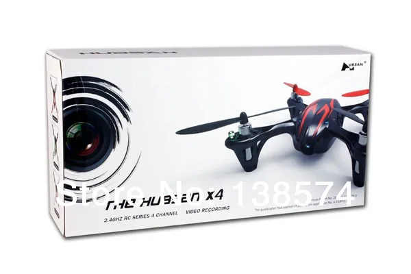 Мини Hubsan X4 H107C 2,4 ГГц 4CH красный/белый Квадрокоптер с дистанционным управлением с Камера Запись RTF Квадрокоптер НЛО