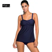 Женский купальник из двух частей, отжимать танцини, черный, плюс размер, спортивный купальник, Мягкий купальный костюм, бразильский комплект бикини