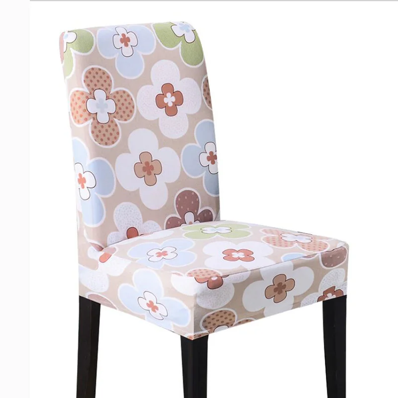 

Floral Printing Chair Cover Spandex Chair Cover Dining Seat Case Stretch Wedding Party Chair Cover Slipcover Housse de Chaise