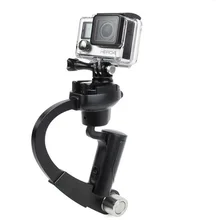 Camera Steadycam Hendheld DV Video Steadicam Stabilizer Bow Shape Mini Tripod for Go pro 5 4 3 3+ sj 4000 sj5000 xiaomi yi