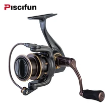 Pisicifun Stone Fishing Reel Super Powerful 11.3kg Drag 5.2:1 10BBs Spinning Saltwater Aluminum Alloy Spin Fishing Spinning Reel