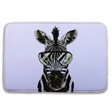 Новинка 3D банные руфы мультяшное животное зебра жираф коврики для туалета из микрофибры памяти пенный ванный коврик антискользящий кухонный коврик для ванной комнаты