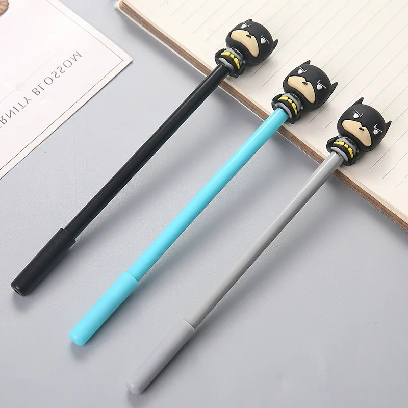 

30 Pcs Cartoon Bat Gel Pen Student Stationery Supplies Wholesale Kawaii School Supplies Cute Stationary