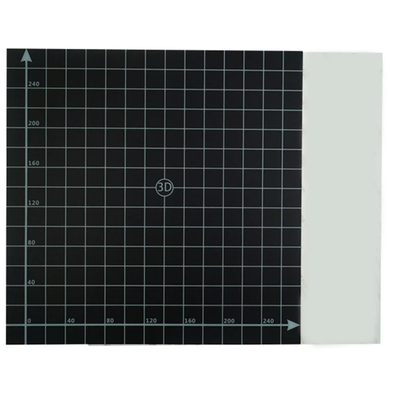 3D Printer Heat Hot Bed Sticker Coordinate Printed Surface Black for Parts JLRL88 | Компьютеры и офис