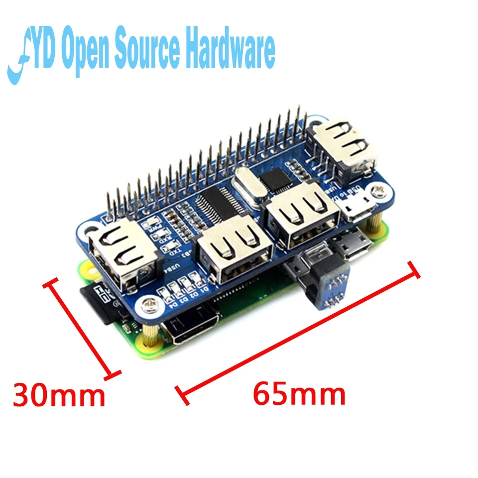 1 шт. Raspberry Pi 4B/Zero W USB для Ethernet RJ45 сетевой порт usb-хаб концентратор разветвитель