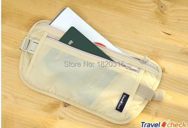 Дорожная сумка для хранения денег безопасности кошелек поясная PurseMoney Монета карты Паспорт талии пояс Билеты сумка