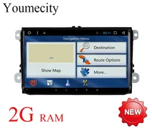 Octa Core Android 7.1 para Volkswagen VW GPS Radio Passat B5 B6 B7 polo JETTA TIGUAN touran Golf 5 6 Caddy unidad principal reproductor de DVD