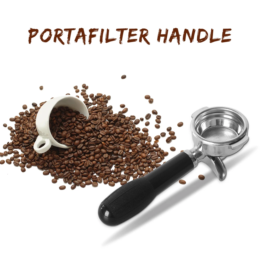 Нержавеющая сталь кофе машинный фильтр ручка 58 мм диаметр для Кофеварка Профессиональный кофе фильтр с держателем двойной рот