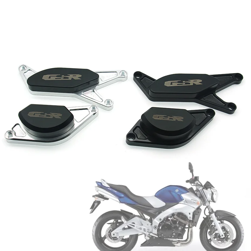 Para SUZUKI GSR400 GSR600 GSR 400 600 2006 2007 2008 2009 2010 2011 2012 Conjunto, с милыми лисами, полный двигатель слайдеры Квадро ползунки защита