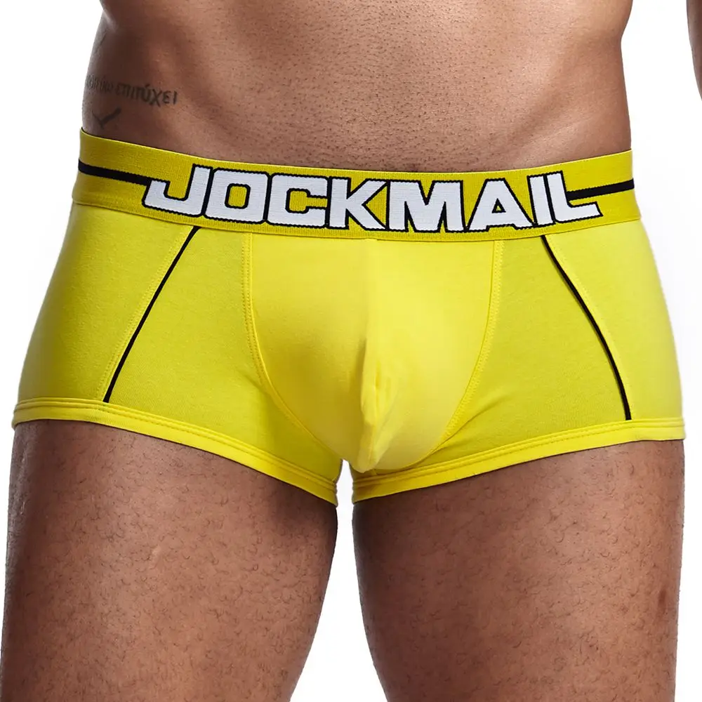 JOCKMAIL, Мужская одежда, новинка, мужские боксеры, фирменное Мужское нижнее белье, хлопок, дышащие, сексуальные, cueca, боксеры, ropa interior hombre slip