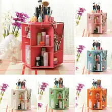 1Pc 360 Degree Rotation Rotating Makeup Organizer Cosmetic Display Brush Lipstick Storage Stand RP1-5