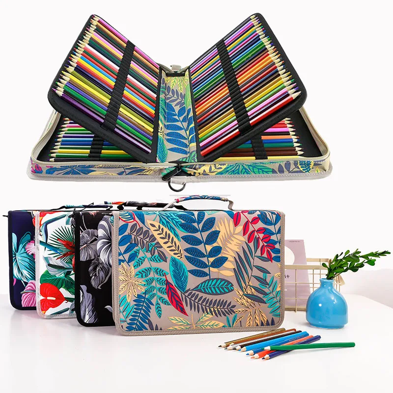 

Pencil Cases Bags Sketch Storage Bag Cartoon Zipper Large Capacity Storage Bag Case pencil box stationery