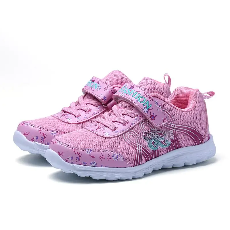 Летние открытыми пальцами с глубоким вырезом, сеточной подкладкой мультфильм обувь для человека-паука детская обувь мокасины для мальчиков Дети спортивная Розовая обувь для девочек, обувь для бега - Цвет: Lavender