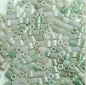 

20 pcs Chinese 100% A Grade Natural /Jadeite Circle Loose Beads 9mm