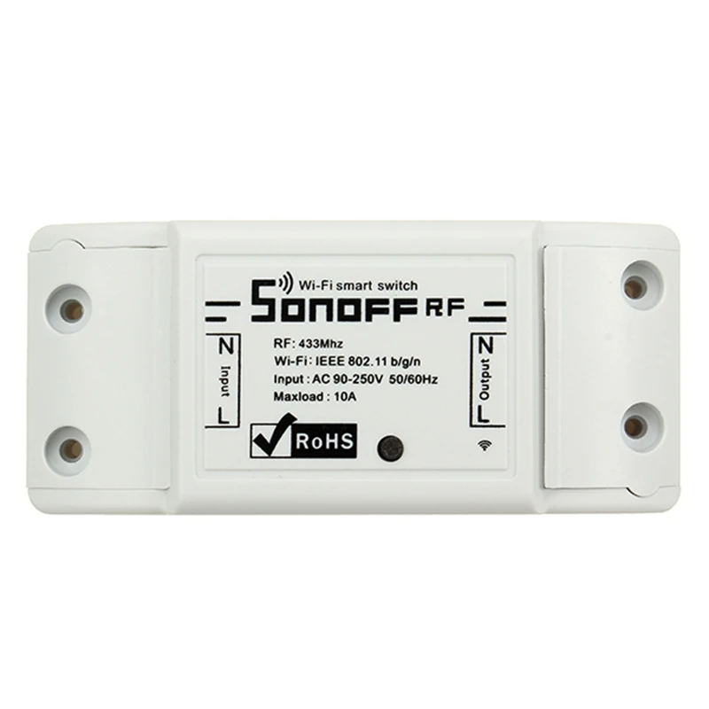 SONOFF RF 7A 1500 Вт AC90-250V DIY wifi беспроводной переключатель розетка модуль для умного дома приложение дистанционного управления или 433 мгц приемник управления