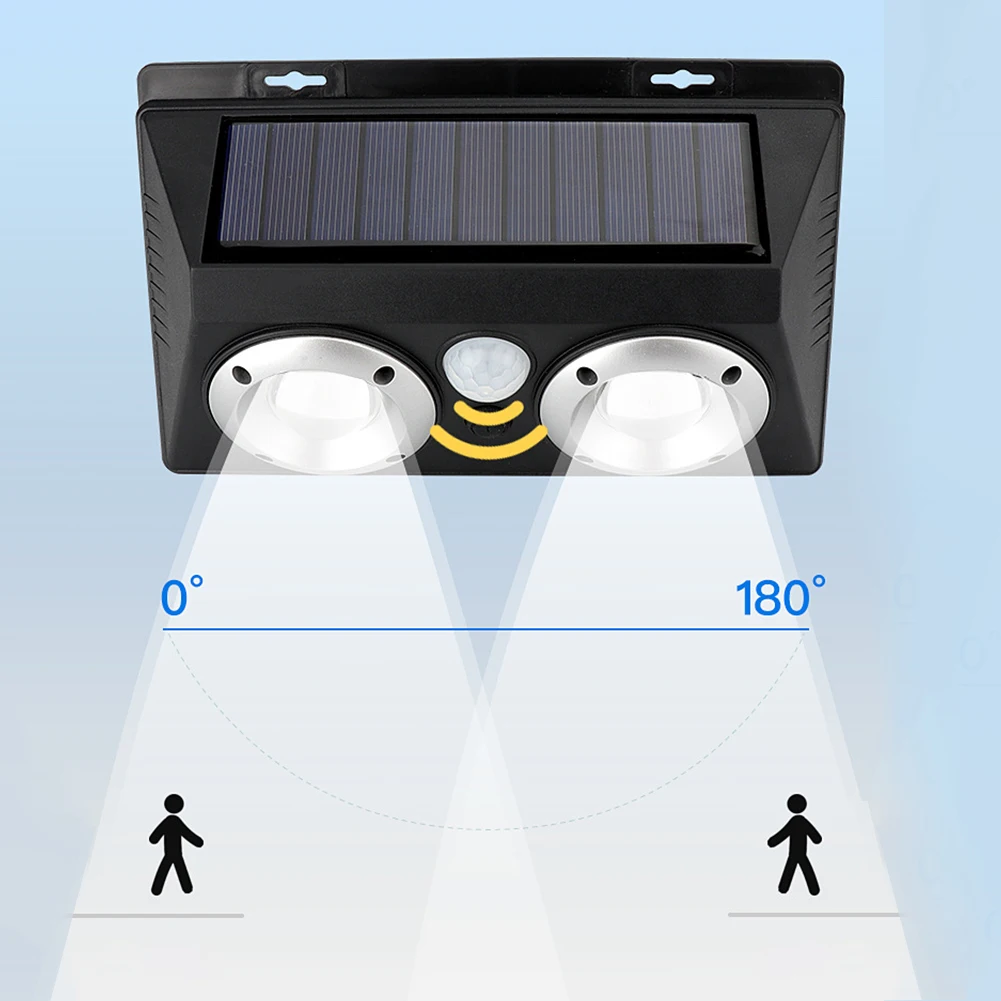 20 Вт Солнечный светодиодный уличный свет человеческого тела высокочастотная настенная лампа высокой мощности COB аварийный свет водонепроницаемый сад двора уличная лампа