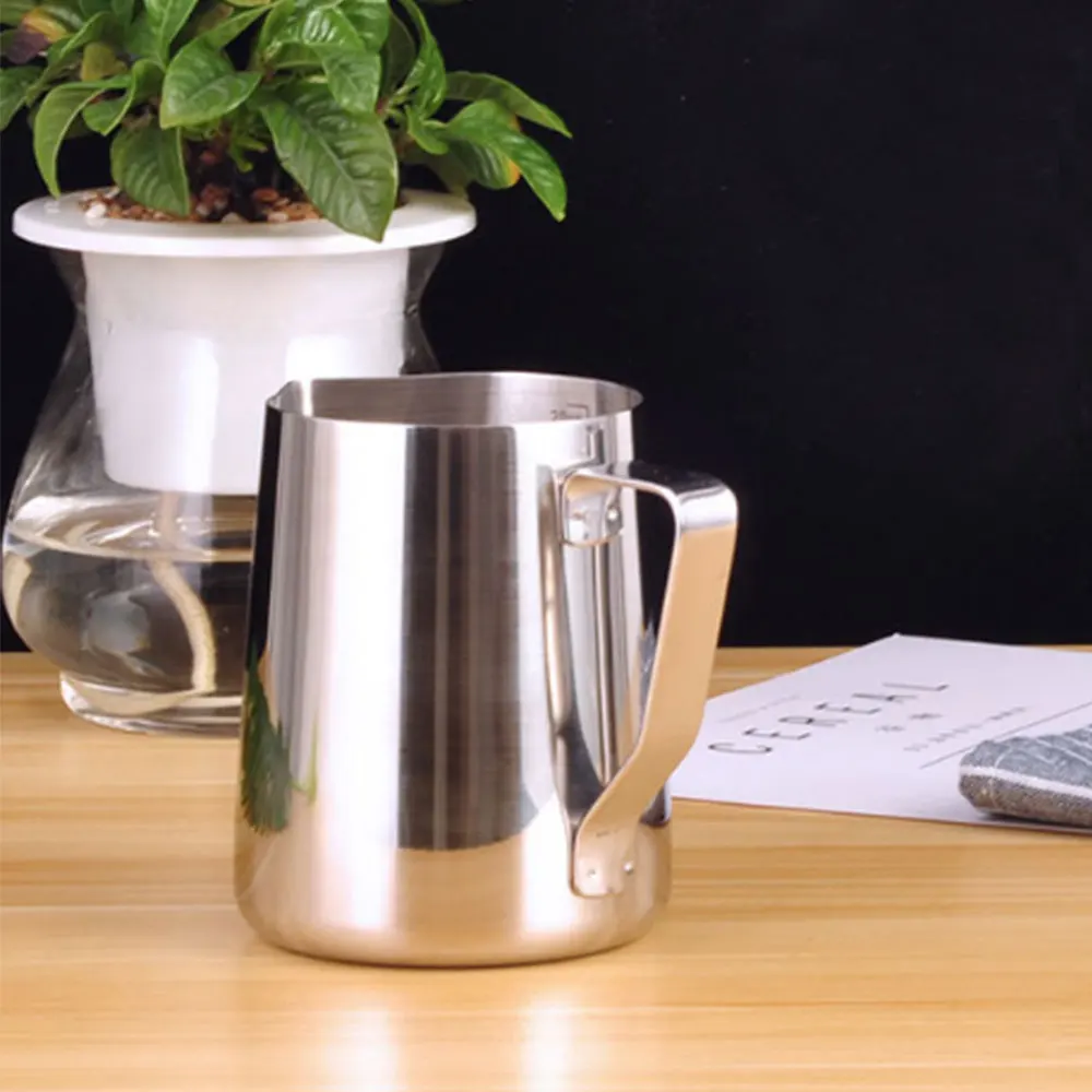 High Quality Stainless Steel Frothing Jugs Milk Cream Cup Multi Sizes