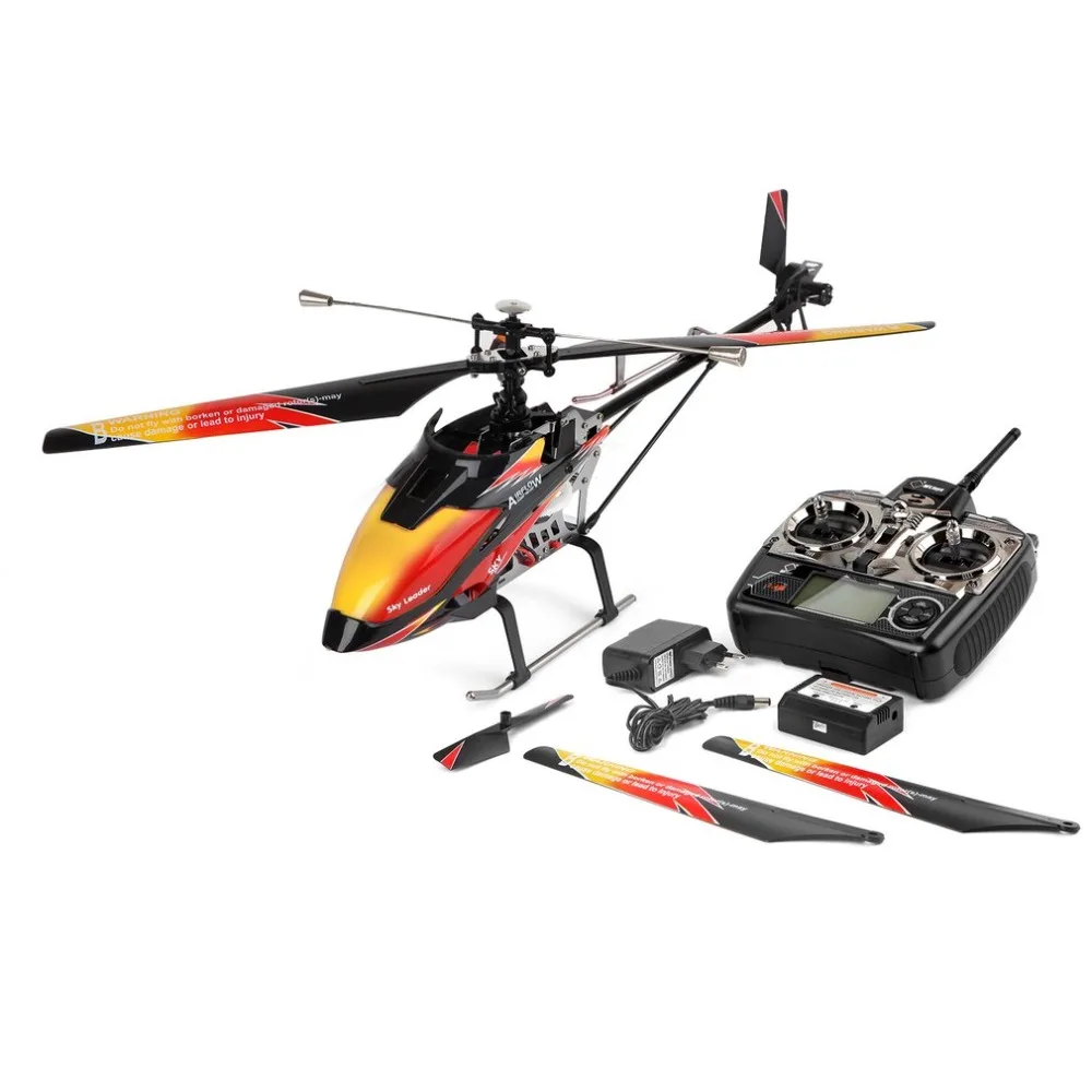 Wltoys V913 Бесщеточный 2 4G 4CH одним лезвием Встроенный гироскоп супер устойчивый