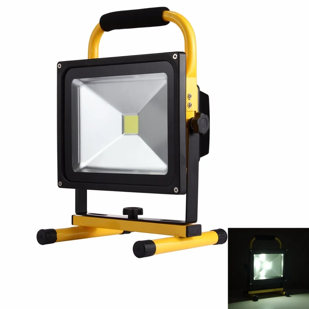 High Quality 30W LED Floodlight Rechargeable Spotlights Square Work