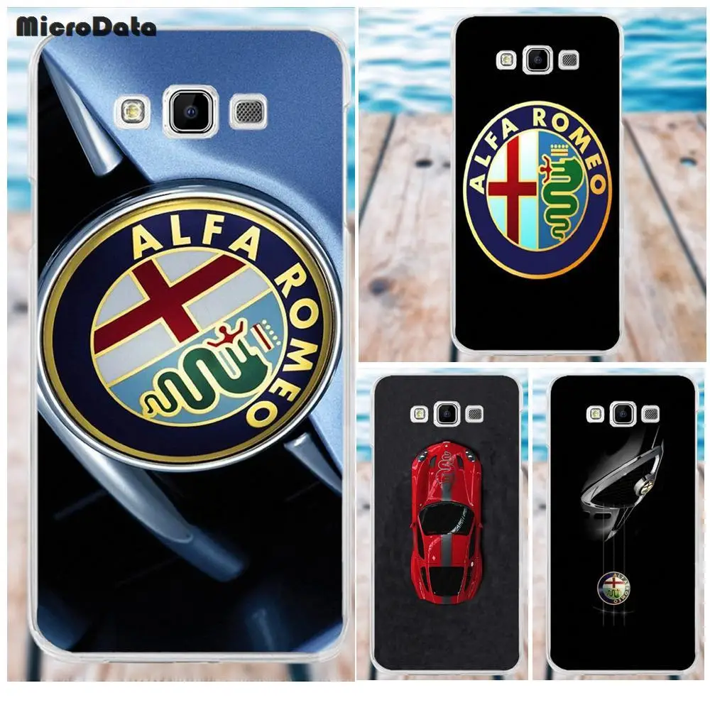 Логотип Supercar Alfa Romeo для samsung Galaxy A3 A5 A7 J1 J2 J3 J5 J7 из мягкого ТПУ стиль уникальный