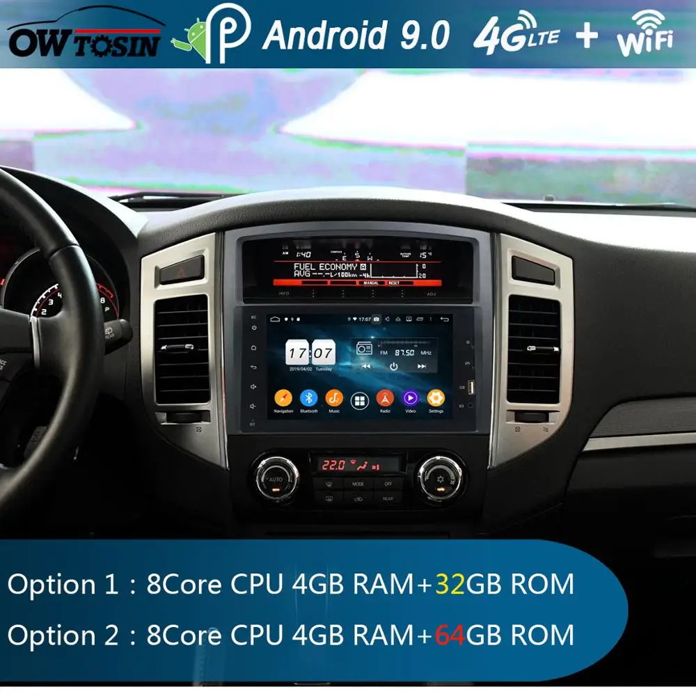 Flash Deal 8" IPS 1920*1080 8Core 4G RAM+64G ROM Android 9.0 Car DVD Player For Mitsubishi Pajero V97 V93 2006-2015 DSP Radio GPS Parrot BT 1 Flash Deal 8" IPS 1920*1080 8Core 4G RAM+64G ROM Android 9.0 Car DVD Player For Mitsubishi Pajero V97 V93 2006-2015 DSP Radio GPS Parrot BT 1