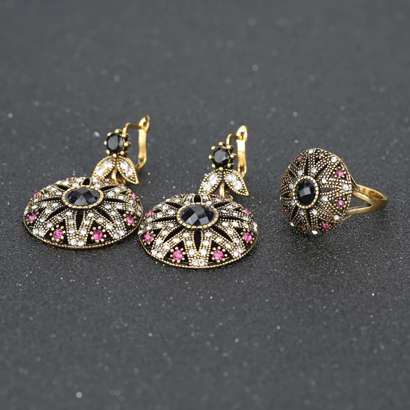 Модные Индийские Ювелирные наборы для женщин из 2 предметов уникальный