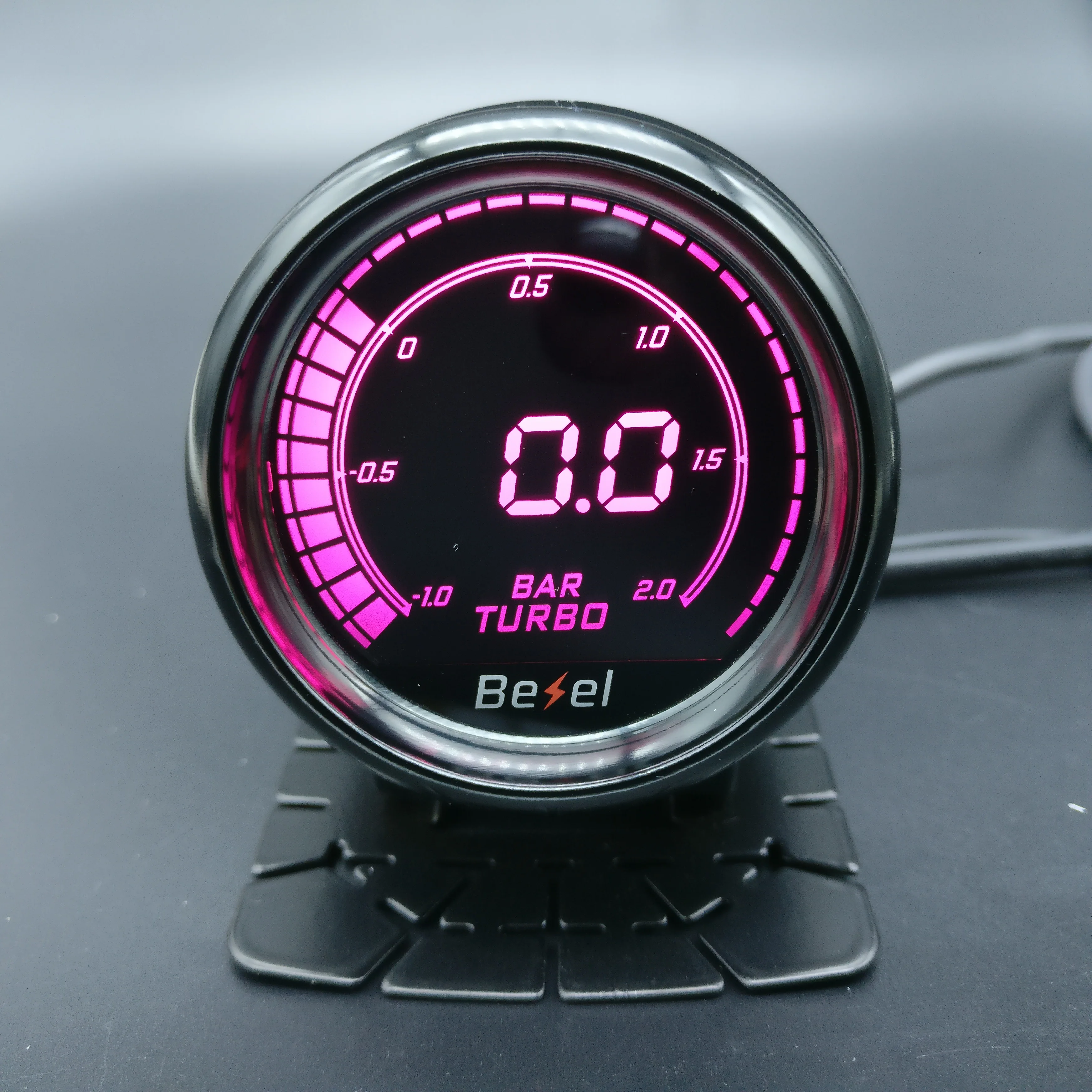 Новый дизайн 2 &quot52 мм EVO LCD Turbo 2bar измеритель давления монитор 7 цветов в комплекте