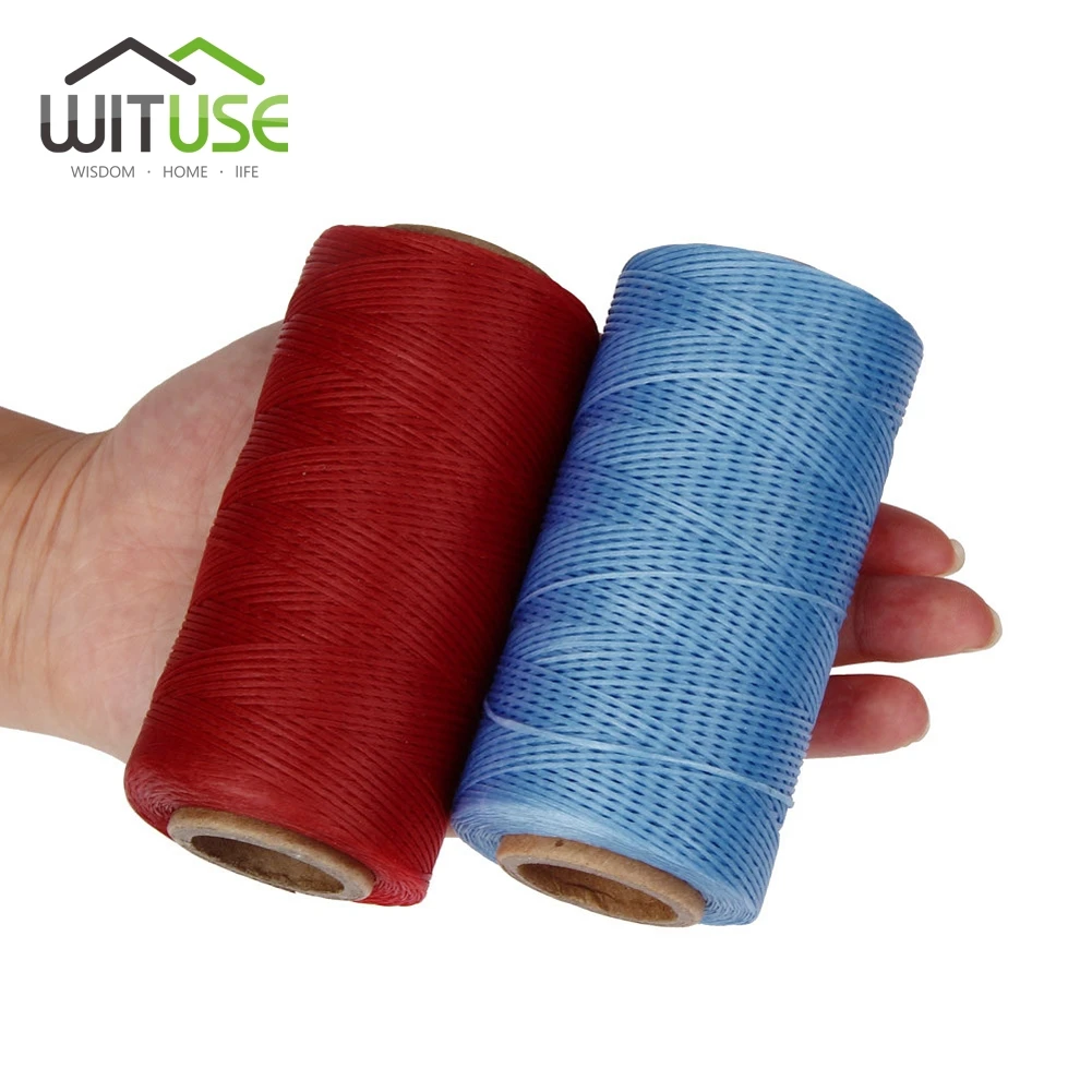 

100% Linen waxed thread rope 260m/roll high tenacity twine cord for accessory DIY 1mm